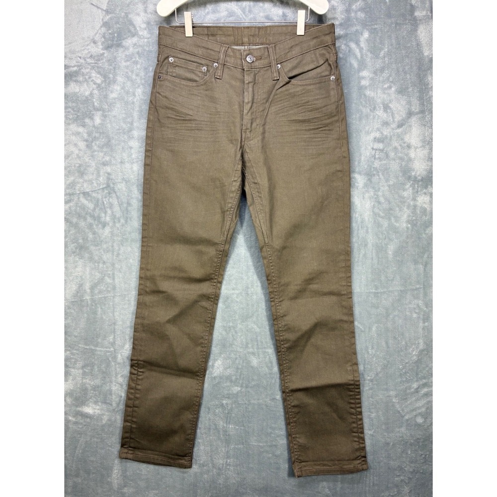 Levi's 511 Commuter Jeans Mens 32x32 Khaki Brown Slim Fit Stretch Cycling